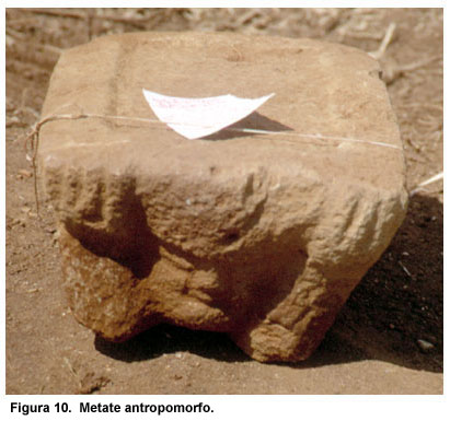 Figura 10. Metate antropomorfo.