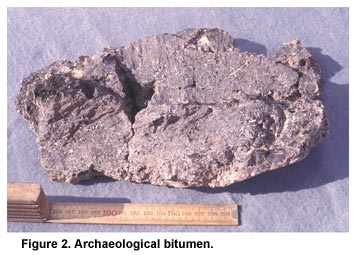 Figure 2. Archaeological bitumen.