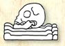 El Dibujo de Linda Schele de Tikal, el Altar 5. Los huesos desenterrados descansan entre dos bailarines arrodillados. Tarde Clsico. La Ubicacin actual: Museo Nacional de Antropologí un Ethnolog Yí una, Ciudad de Guatemala, Guatemala. registra en el registro de la propiedad literaria FAMSI.